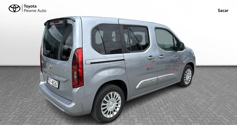 Toyota Proace City Verso cena 106000 przebieg: 13400, rok produkcji 2022 z Nowogród małe 137